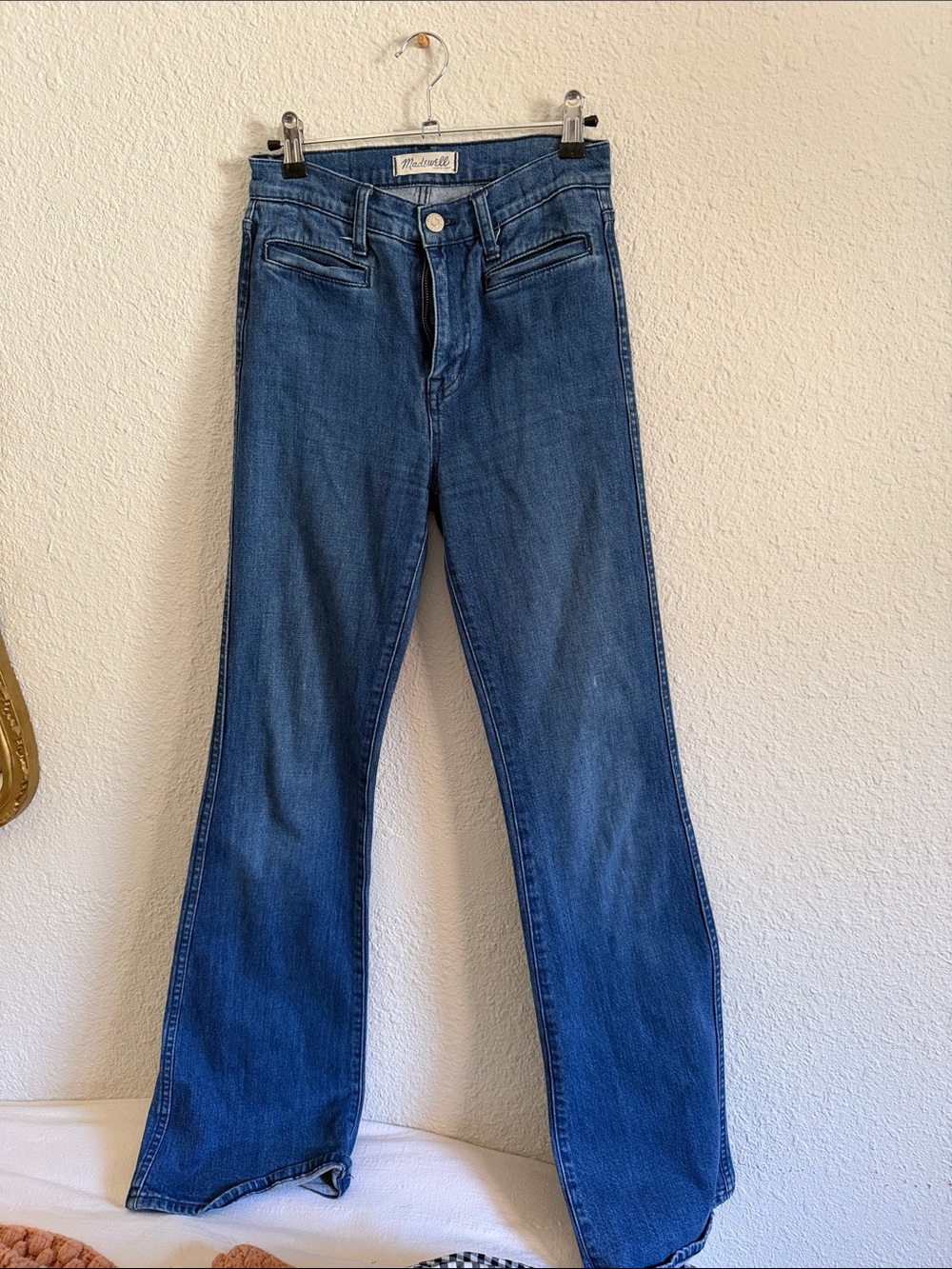 Madewell Blue Flare Jeans